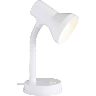 Lampa biurkowa Junior biała Brilliant | Oświetlenie do nauki