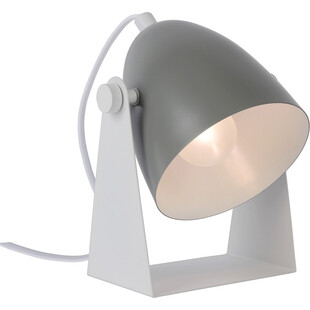 Lampa stołowa Chago szara - Lucide | Nowoczesne oświetlenie