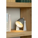 Lampa stołowa Chago szara - Lucide | Nowoczesne oświetlenie