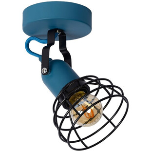 Plafon niebieski Lucide Paulien - nowoczesny design | Sklep z lampami