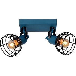 Plafon Lucide Paulien | Niebieski, Metalowy | Sklep z Lampami