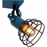 Plafon Lucide Paulien | Niebieski, Metalowy | Sklep z Lampami
