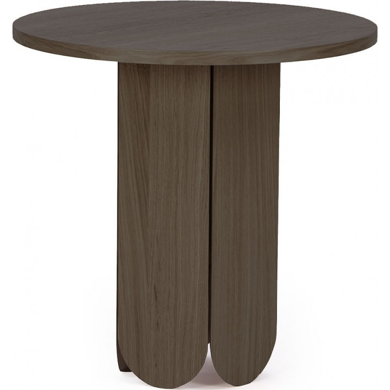 Stolik okrągły Pino Nordifra | Czarny dąb | Skandynawski design