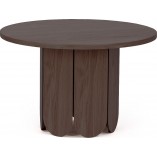 Stolik okrągły Pino Nordifra | Czarny dąb, 62cm