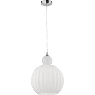 Lampa wisząca Hola - szkło, biała kula | Decolab24