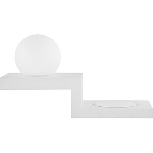 Kinkiet Stairs LED biały z półką - Nowoczesne oświetlenie