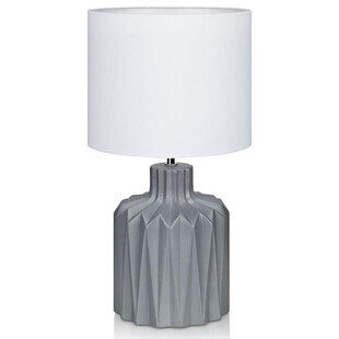 Lampa stołowa Benito szara [OUTLET] - Niezawodny design w promocyjnej cenie!