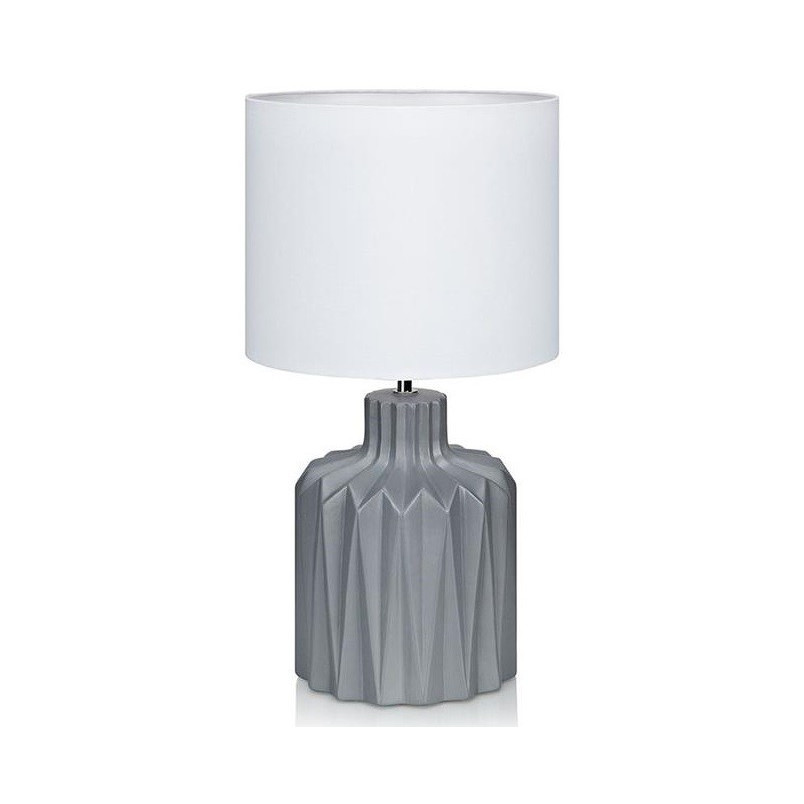 Lampa stołowa Benito szara [OUTLET] - Niezawodny design w promocyjnej cenie!