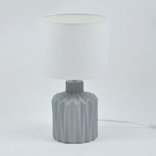 Lampa stołowa Benito szara [OUTLET] - Niezawodny design w promocyjnej cenie!