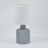 Lampa stołowa Benito szara [OUTLET] - Niezawodny design w promocyjnej cenie!