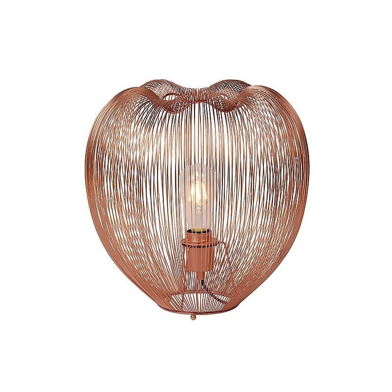 Lampa stołowa miedziana Lucide Wirio M - Nowoczesny Design