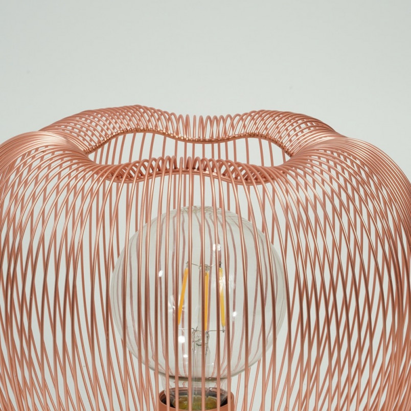 Lampa stołowa miedziana Lucide Wirio M - Nowoczesny Design