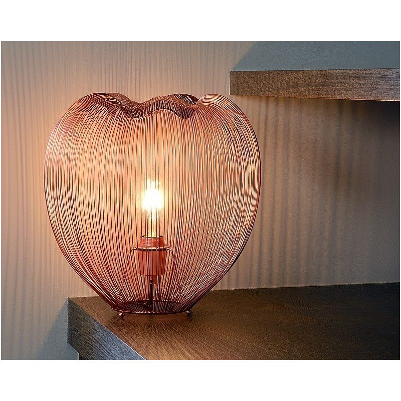 Lampa stołowa miedziana Lucide Wirio M - Nowoczesny Design