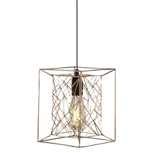 Lampa wisząca miedziana Kago - Brilliant | Nowoczesne oświetlenie