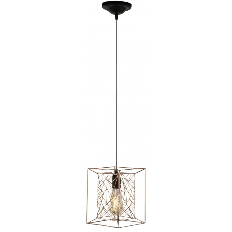 Lampa wisząca miedziana Kago - Brilliant | Nowoczesne oświetlenie