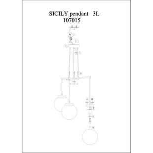 Lampa wisząca Sicily III - szklane kule, Markslojd | Kup teraz!