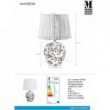 Lampa stołowa biała ceramiczna Mansion - Markslojd | Kup online