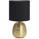 Lampa stołowa Oscar 20 czarna ze złotem | Markslojd