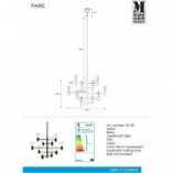 Lampa Sufitowa Paris Czarna | Markslojd - Elegancki Design