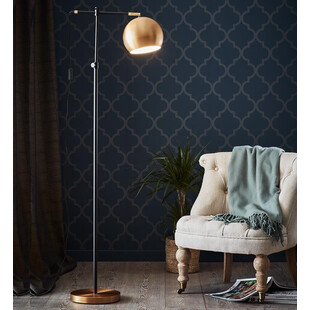 Lampa podłogowa Chester, miedź - Markslojd | Industrialny design