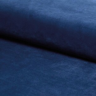 Sofa welurowa 2 osobowa Asprey Velvet 150cm Niebieska Signal