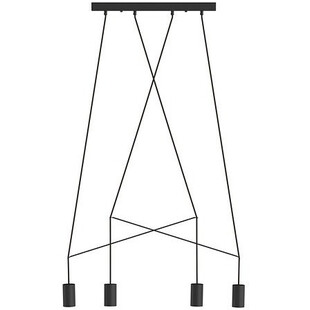 Lampa sufitowa 4 punktowa Imbria II 90cm czarna Nowodvorski