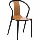 Krzesło drewniane Bella Wood czarne D2.Design - Komfort i styl