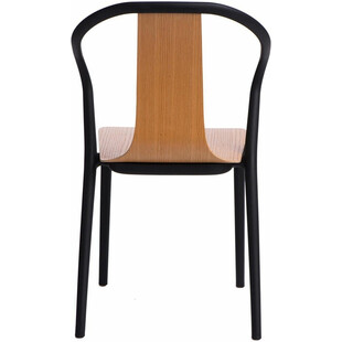 Krzesło drewniane Bella Wood czarne D2.Design - Komfort i styl