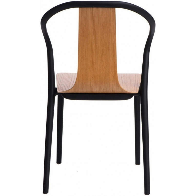 Krzesło drewniane Bella Wood czarne D2.Design - Komfort i styl