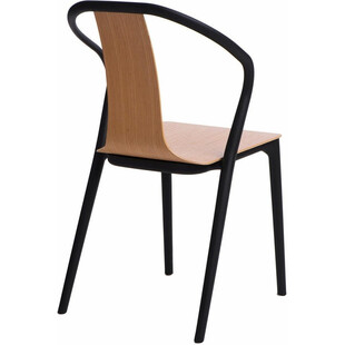 Krzesło drewniane Bella Wood czarne D2.Design - Komfort i styl