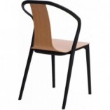 Krzesło drewniane Bella Wood czarne D2.Design - Komfort i styl