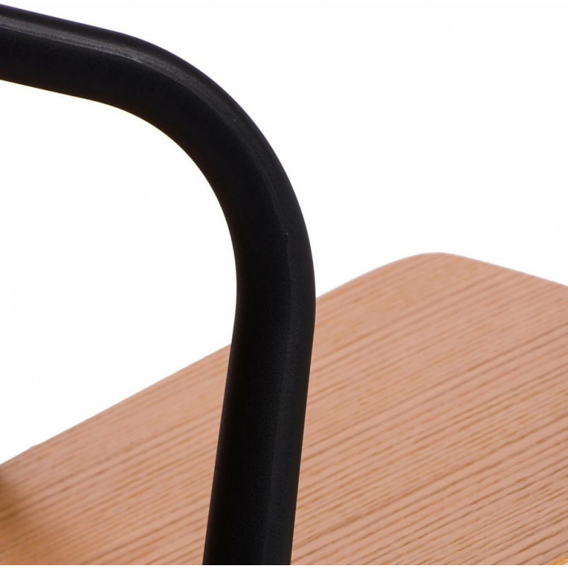Krzesło drewniane Bella Wood czarne D2.Design - Komfort i styl