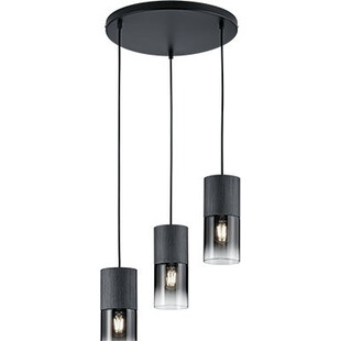 Lampa wisząca Trio Robin III - szkło dymione, 37cm | Sklep z lampami