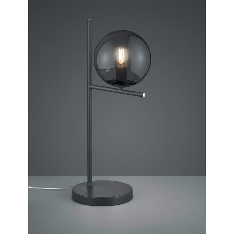 Lampa stołowa Trio Pure - Szkło dymione, elegancja i styl