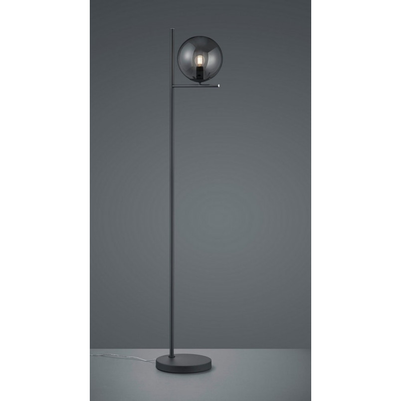 Lampa podłogowa Trio Pure - Szkło Dymione | Elegancki Design