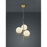Lampa Mosiężna Wisząca Pure III | Trio - Elegancki Design