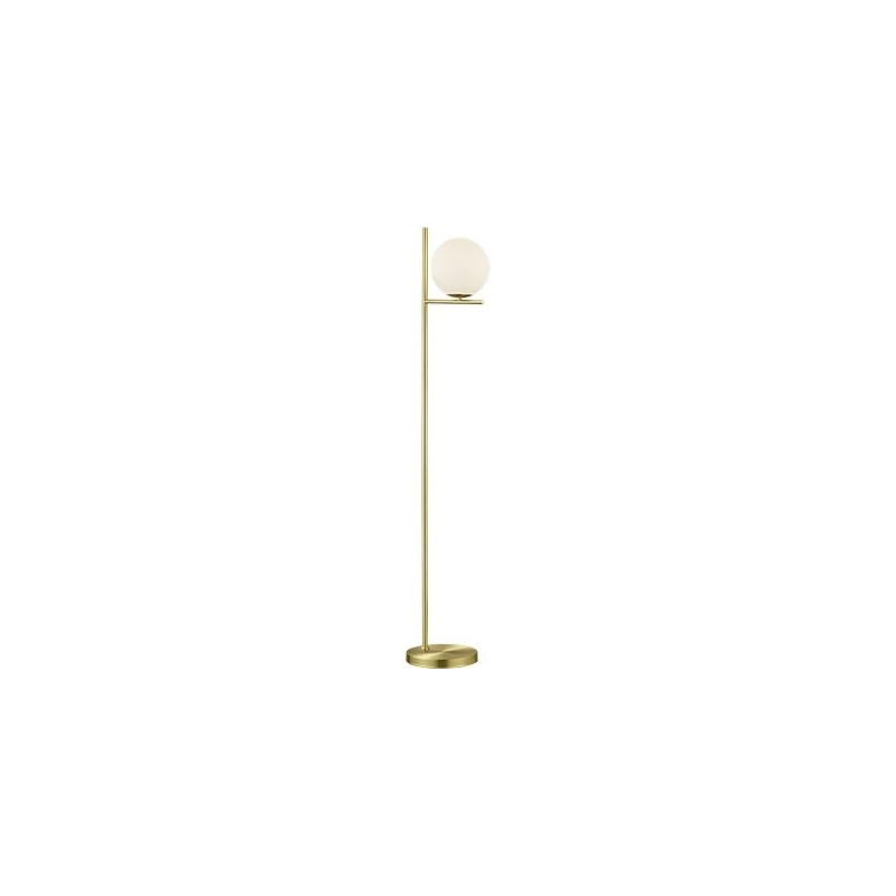 Lampa podłogowa mosiężna Pure | Trio - Elegancki design