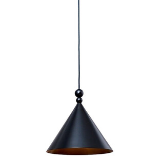 Lampa wisząca geometryczna Konko 45cm czarna LoftLight