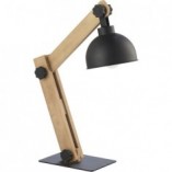 Lampa biurkowa drewniana Oslo czarna | TK Lighting
