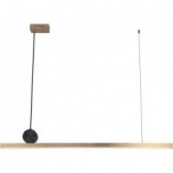 Lampa mosiężna wisząca Boogie LED | Step Into Design