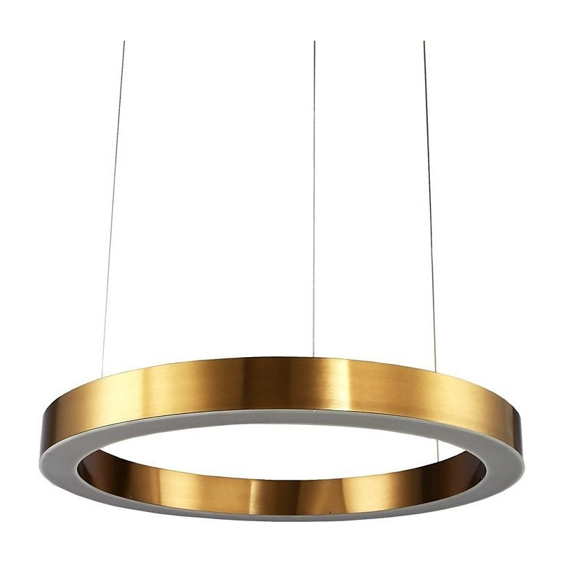 Lampa mosiężna Circle LED 60cm | Step Into Design