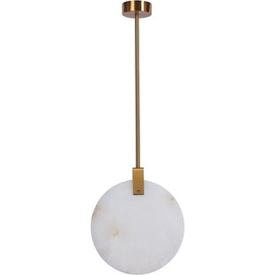 Lampa mosiężna sufitowa Marble 30cm LED Marmur Step Into Design