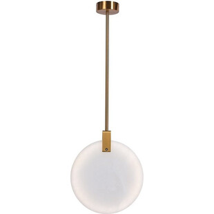 Lampa mosiężna sufitowa Marble 30cm LED Marmur Step Into Design