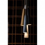 Lampa Betonowa Wisząca Sopel 7cm LoftLight | Szara