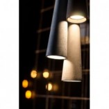 Lampa Betonowa Wisząca Sopel Czarna LoftLight | Sklep Lamp