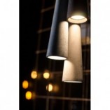 Lampa Betonowa Wisząca Niebieska Sopel 7cm | LoftLight