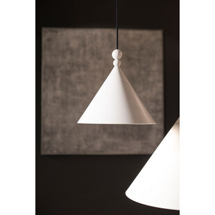Lampa Wisząca Stożek Konko 30cm Biała LoftLight - Kup Teraz!