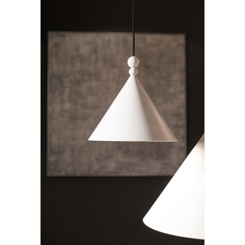 Lampa Wisząca Stożek Konko 30cm Biała LoftLight - Kup Teraz!