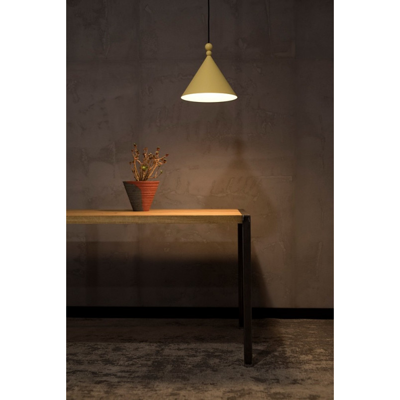 Lampa Wisząca Stożek Konko Żółta LoftLight | Kup Teraz