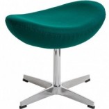 Podnóżek D2 Design 'Jajo' - Ciemnozielony, Obrotowy | Komfort i Styl